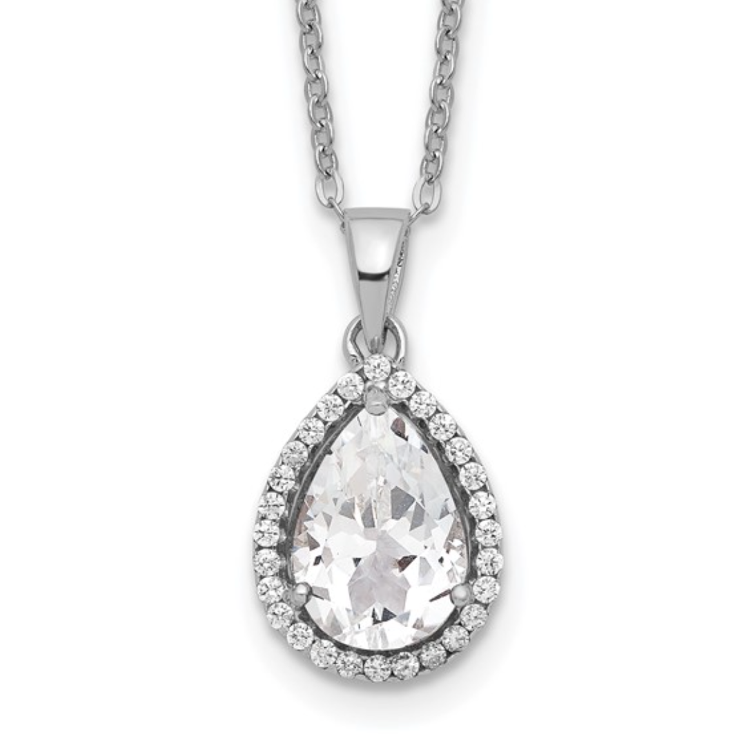 BIRTHSTONE NECKLACE - Made with St. Silver and Simulated Stones
