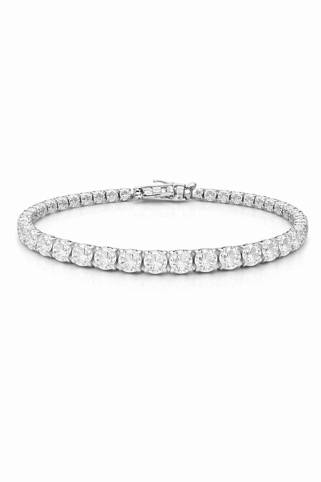 Moissanite Tennis Bracelet - 925 Silver
