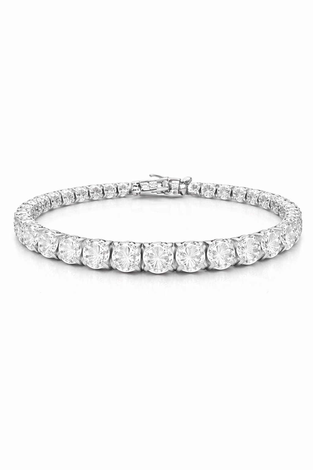 Moissanite Tennis Bracelet - 925 Silver