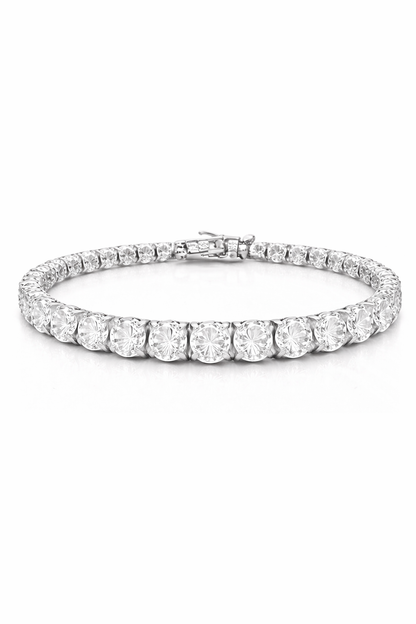 Moissanite Tennis Bracelet - 925 Silver
