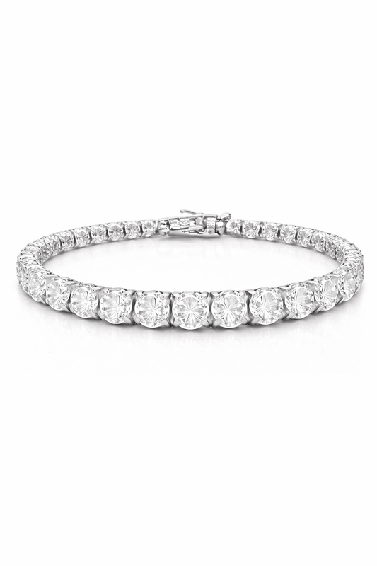 6MM Moissanite Tennis Bracelet - 925 Silver