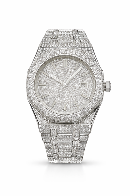 Diamond Bust Down Moissanite Watch 44MM
