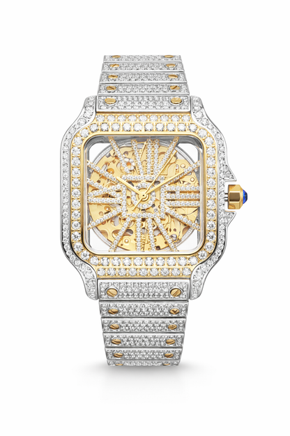 Skeleton Moissanite Watch 42MM