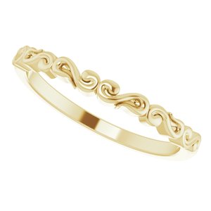 14K Yellow Matching Band