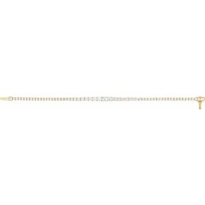 14K Yellow 6 CTW Lab-Grown Diamond Line 7" Bracelet