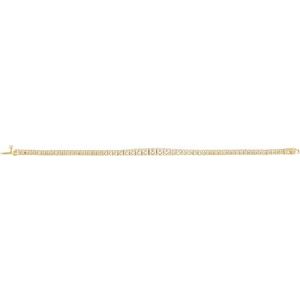 14K Yellow 6 CTW Lab-Grown Diamond Line 7" Bracelet