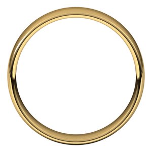 10K Yellow 6 mm European Light Band Size 10