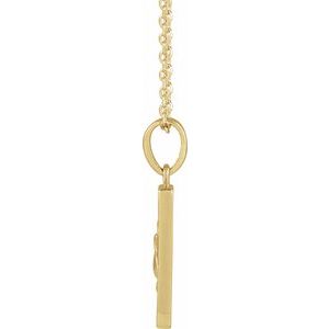 14K Yellow Guidance 16-18" Necklace
